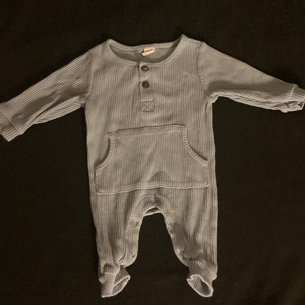 Blue one piece with pocket